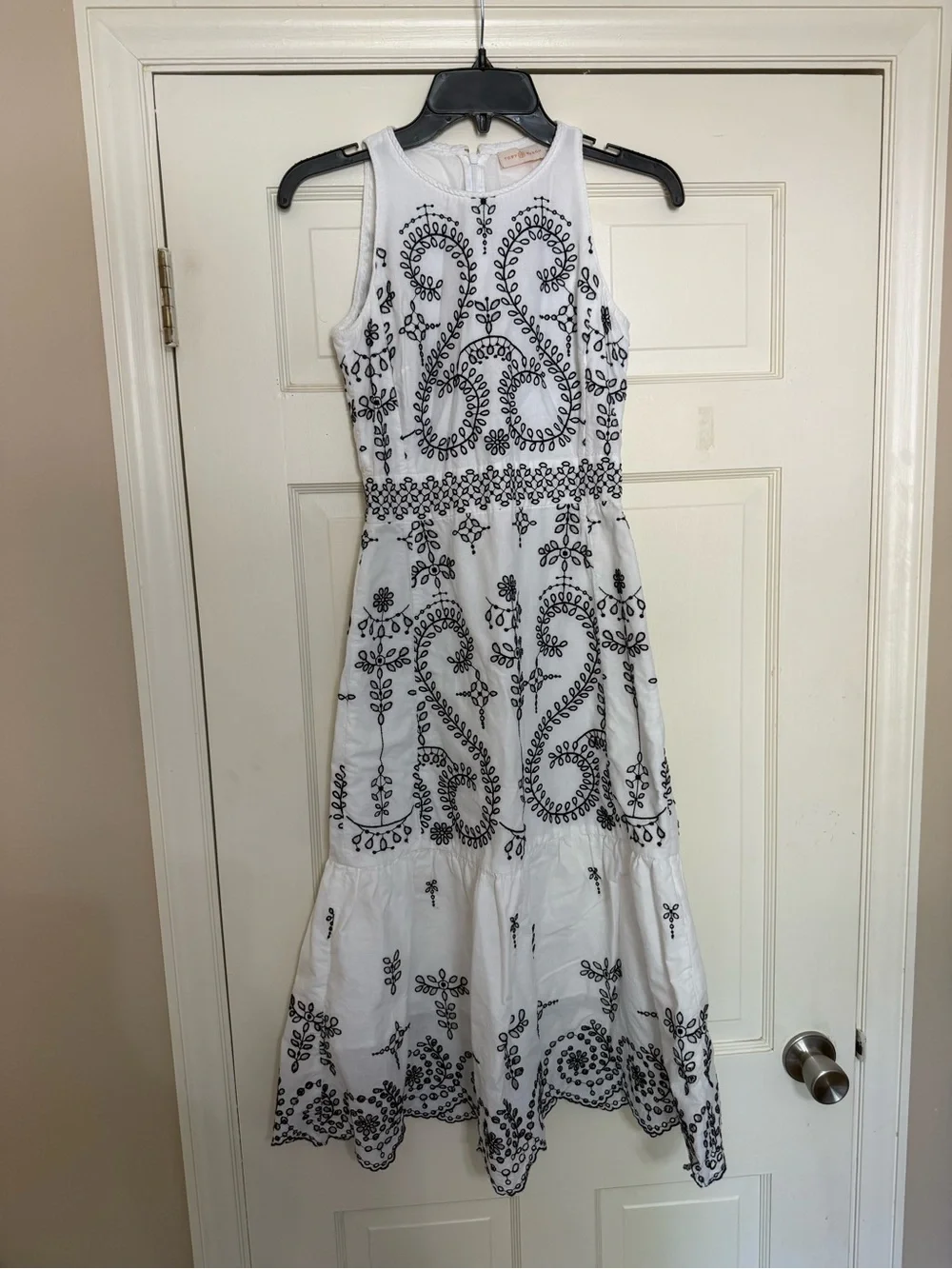 Tory Burch Mariana Embroidered Dress - 0
